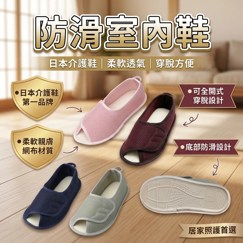 老人當家【Ayumi】防滑室內鞋
