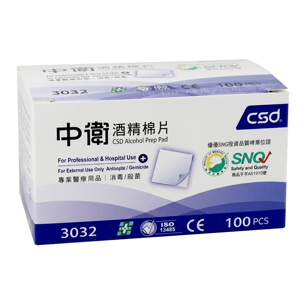 CSD中衛酒精棉片 酒精75% | 清潔 消毒 殺菌 - 康馨藥局